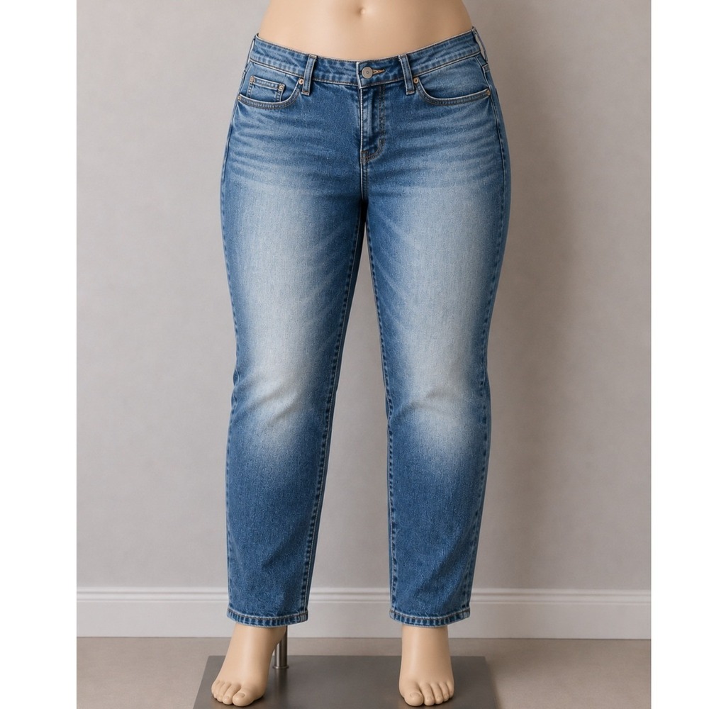 Torrid Skinny Jeans Womens 16R Blue Good Premium Mid Rise Denim